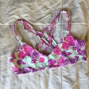 🧡10/$10 Floral Bikini {TOP ONLY}